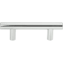 Atlas Homewares Linea 3 Inch Center to Center Bar Cabinet Pull Polished Chrome