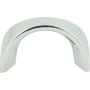 Atlas Homewares Sleek 1-1/4 Inch Center to Center Arch Cabinet Pull Polished Chrome