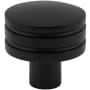 Atlas Homewares Griffith 1-1/4 Inch Mushroom Cabinet Knob Matte Black