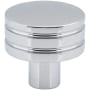 Atlas Homewares Griffith 1-1/4 Inch Mushroom Cabinet Knob Polished Chrome