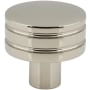 Atlas Homewares Griffith 1-1/4 Inch Mushroom Cabinet Knob Polished Nickel