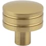 Atlas Homewares Griffith 1-1/4 Inch Mushroom Cabinet Knob Warm Brass