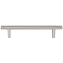 Atlas Homewares Griffith 5-1/16 Inch Center to Center Bar Cabinet Pull Brushed Nickel
