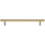 Atlas Homewares Griffith 7-9/16 Inch Center to Center Bar Cabinet Pull Warm Brass
