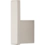 Atlas Homewares 1-1/4 Inch Projection Single Prong Robe and Coat Hook from the Parker Collection Brushed Nickel