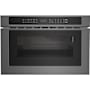 Avallon 24 Inch Wide 1.2 Cu. Ft. 1000 Watt Drawer Microwave Black Stainless