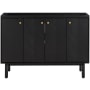 Avanity Adele 48" Single Free Standing Vanity Cabinet Only - Less Vanity Top Black