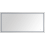 Avanity LED 59-1/16" W x 27-9/16" H Modern Rectangular Stainless Steel Framed Bathroom Wall Mirror Brushed Stainless