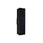 Avenue Lighting Avenue Outdoor 20" Tall LED Outdoor Wall Sconce with Acrylic Shades Black
