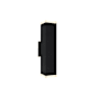 Avenue Lighting Avenue Outdoor 12" Tall LED Outdoor Wall Sconce with Acrylic Shades Black