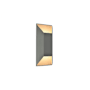 Avenue Lighting Avenue Outdoor 16" Tall 2 Light LED Outdoor Wall Sconce Silver
