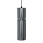 Avenue Lighting Cicada 10" Tall LED Mini Pendant Knurled Dark Grey / Pewter