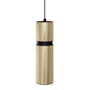 Avenue Lighting Cicada 10" Tall LED Mini Pendant Knurled Brass / Black