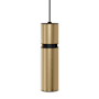 Avenue Lighting Cicada 10" Tall LED Mini Pendant Smooth Brass / Black