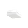 Avenue Lighting Cermack St. 8" Wide LED Flush Mount Square Ceiling Fixture with Frosted Glass Shade Polished Chrome