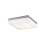 Avenue Lighting Cermack St. 9" Wide LED Flush Mount Square Ceiling Fixture Brushed Nickel