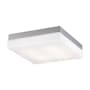 Avenue Lighting Cermack St. 11" Wide LED Flush Mount Square Ceiling Fixture Brushed Nickel