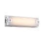 Avenue Lighting Cermack St. 26" Wide LED Bath Bar with Rectangular Shade Polished Chrome
