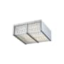 Avenue Lighting Cermack St. 10" Wide LED Flush Mount Square Ceiling Fixture Polished Chrome