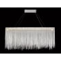 Avenue Lighting Fountain Ave. 48" Wide LED Linear Chandelier Chrome