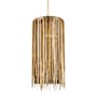 Avenue Lighting Fountain Ave. 6" Wide Circular Mini Pendant Gold