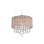 Avenue Lighting Beverly Dr. 12 Light 32" Wide Drum Chandelier Taupe Silk String
