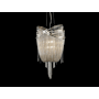 Avenue Lighting Wilshire Blvd. 4 Light 15" Wide Chandelier Polish Nickel / Clear Crystal
