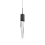 Avenue Lighting Aspen 2" Wide LED Crystal Mini Pendant with Clear Crystal Shade Dark Bronze