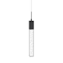 Avenue Lighting The Original Glacier 2" Wide LED Crystal Mini Pendant with Bubbled Crystal Shades Black