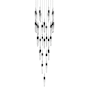 Avenue Lighting Aspen 41 Light 36" Wide LED Crystal Multi Light Pendant with Bubbled Crystal Shades Black