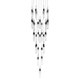 Avenue Lighting Aspen 41 Light 36" Wide LED Crystal Multi Light Pendant with Clear Crystal Shades Black