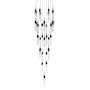 Avenue Lighting Aspen 41 Light 36" Wide LED Crystal Multi Light Pendant with Clear Crystal Shades Dark Bronze