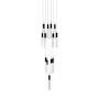 Avenue Lighting The Original Glacier 13 Light 20" Wide LED Crystal Multi Light Pendant with Bubbled Crystal Shades Black