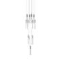 Avenue Lighting The Original Glacier 13 Light 20" Wide LED Crystal Multi Light Pendant with Bubbled Crystal Shades Polished Chrome