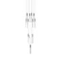 Avenue Lighting The Original Glacier 13 Light 20" Wide LED Crystal Multi Light Pendant with Clear Crystal Shades Polished Chrome