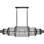 Avenue Lighting Waldorf 28 Light 64" Wide Linear Chandelier Polished Gunmetal