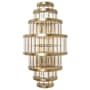 Avenue Lighting Waldorf 8 Light 22" Tall Wall Sconce Aged Brass