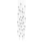 Avenue Lighting Main St. 31 Light 30" Wide LED Multi Light Pendant with Boa Glass Shades Black