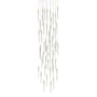 Avenue Lighting Main St. 51 Light 37" Wide LED Multi Light Pendant with Boa Glass Shades Brushed Brass