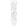 Avenue Lighting Main St. 51 Light 37" Wide LED Multi Light Pendant with Boa Glass Shades Polished Nickel