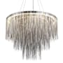 Avenue Lighting Fountain Ave. 30" Wide LED Waterfall Chandelier Chrome