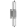 Avenue Lighting The Original Glacier 2 Light 17" Tall LED Bath Bar with Snow Crystal Shade Polished Nickel