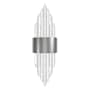 Avenue Lighting Aspen 22" Tall LED Wall Sconce with Bubbled Crystal Shades Polished Nickel