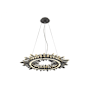 Avenue Lighting Aspen 34" Wide LED Crystal Abstract Chandelier Dark Bronze