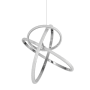 Avenue Lighting Circa Led 23" Wide LED Abstract Pendant Chrome