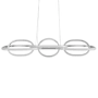 Avenue Lighting Circa Led 63" Wide Suspension Linear Pendant Chrome