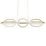 Avenue Lighting Circa Led 63" Wide Suspension Linear Pendant Gold