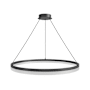 Avenue Lighting Circa Led 39" Wide LED Ring Chandelier Black