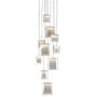 Avenue Lighting Brentwood 17" Wide Multi Light Pendant Brushed Aluminum