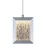 Avenue Lighting Brentwood 8" Wide Mini Pendant Brushed Aluminum